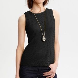 Black Lace Banana Republic Tank
